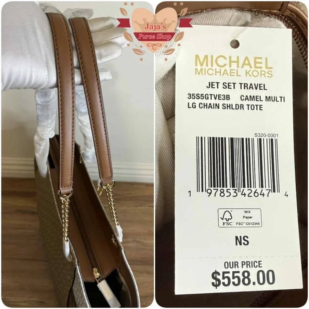 ❤️Michael Kors Signature Trio Color Coated Canvas Purse❤️ - Picture 4 of 17